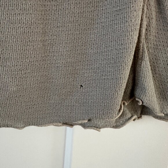 Vintage Juicy Couture Y2K Thermal Waffle Knit Long Sleeve Top - Picture 3 of 3